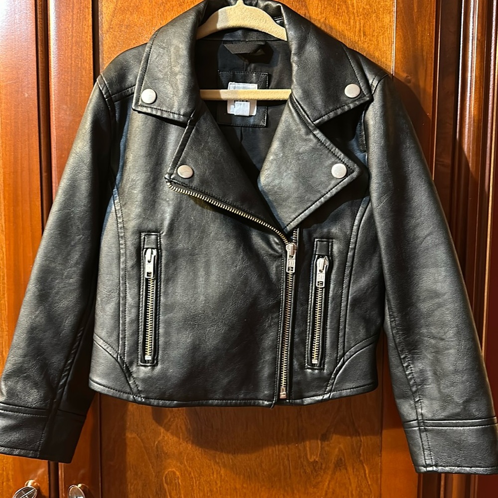Cutest faux leather  jacket